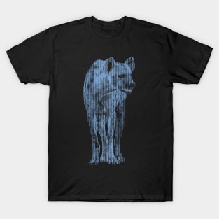 Hyena in Blue T-Shirt